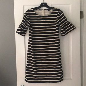 JCrew striped dress size xs
